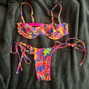 Colorful Swirl Bikini Set